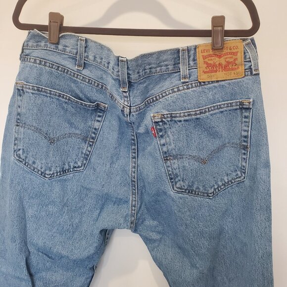 Levi's 505 Regular Fit Jeans  38/28 - Picture 4 of 5